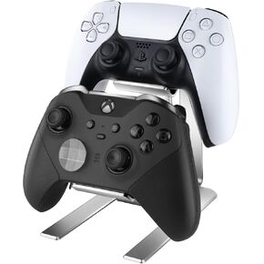 Controller Holder – 2 Pack 2 Tier Universal Aluminum Display Stand Accessories PC Gaming Desk Decor Stuff Gamer Gifts for Xbox Series X S, Elite 2, PS5, PS4, PS3, Switch Pro and Almost All Controller