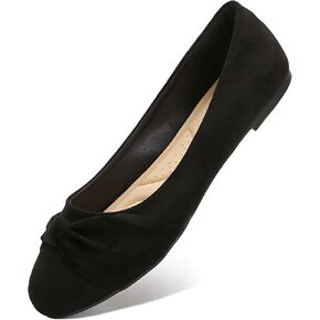 Women's Ballet Flats Shoes, Dress Shoes for Women Round Toe Comfort Light Weight Slip-On Shoes