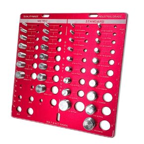 28 Thread Checker,Nut and Bolt Thread Checker,Bolt and Nut Identifier Gauge,Screw Identifier Gauge with 14 Standard & 14 Metric,Bolt Gauge