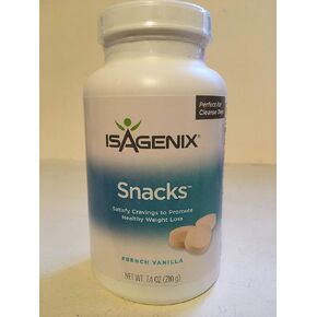 Isagenix Snacks Natural Vanilla 210g 60 Snacks