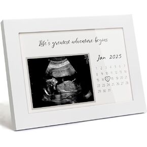 Pregnancy Announcement | Ultrasound Sonogram Picture Frame for Expecting Moms | Baby Reveal Keepsake | Ideal Baby Shower | Standard 4"x3" Frame for New Parents, We've Been Keeping a Little Secret, White in Saudi Arabia