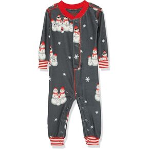 PJ Salvage Unisex Baby Infant Unisex Chillin' With My Snowmies RomperRomper