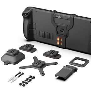Mechanism Deckmate 7-in-1 Bundle | Steam Deck Kickstand, Battery, SSD, VESA & Wall Mounting Kit | Mount Anything to Your LCD or OLED Steam Deck & It to Anything | Case Friendly Steam Deck Accessories