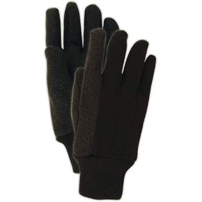 MAGID T92CP MultiMaster PVC Dotted Jersey Gloves, Brown, 72 Pack, Large in Saudi Arabia