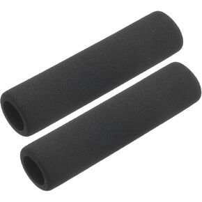 uxcell Pipe Insulation Tube Foam Tubing for Handle Grip Support 17mm ID 27mm OD 116mm Length Heat Preservation Black 2pcs