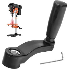 Universal Drill Press Crank Handle 14.5 Mm Hole Compatible With D-Elta 17-900, 360 Degree Rotation For Machines With 14.5 mm Spindle Shanks