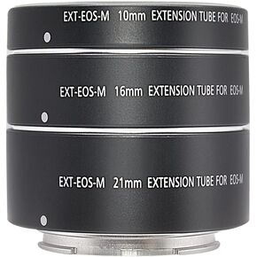 Mcoplus Metal Auto Focus Macro Extension Tube Set for EOS EF-M Monut M6 M2 M3 M5 M50 M100 M200 Cameras