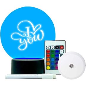 Custom Night Light - Personalized Night Light with Your Name or Message - Create a Magical, Transparent Ambiance - Perfect Personalized Gift