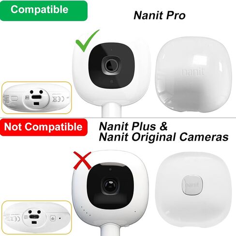 Baby Monitor Clip Charger Mount for Nanit Pro Baby Monitor with Type-C Charging Port Connector Mount and 10FT Power Cable,Travel Baby Monitor Accessory Without Tool or Wall Damage in Kuwait