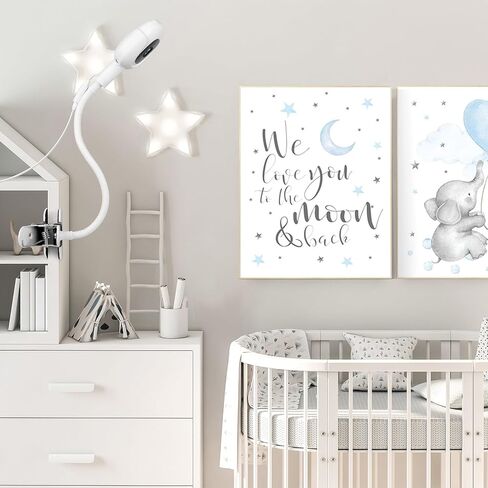 Baby Monitor Clip Charger Mount for Nanit Pro Baby Monitor with Type-C Charging Port Connector Mount and 10FT Power Cable,Travel Baby Monitor Accessory Without Tool or Wall Damage in Kuwait