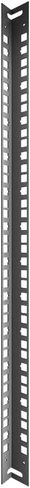 طقم السكك الحديدية ذات الرف الرأسي NavePoint 18U، أسود، فولاذ ملفوف على البارد، 34.33 × 0.77 × 1.16 بوصة، كمية العبوة 4 قطع in Saudi Arabia