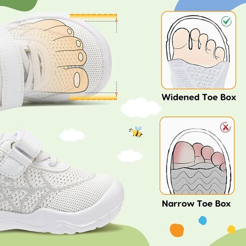 BARERUN Toddler Shoes Boys Girls Barefoot Shoes Kids Breathable Sneakers School Tennis Shoes Slip on Running Shoes Infant Toddler Walking Shoes in Kuwait
