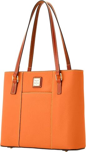 حقيبة يد Dooney & Bourke الصغيرة Lexington للنساء من الجلد المحبب، حقيبة يد مع أحزمة كتف جلدية طويلة in Kuwait