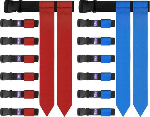 Flag Football Belts, 14 Player Adjustable Flag Football Set for Sports Training Competition (Green & Yellow) in Saudi Arabia