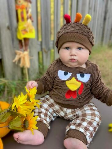 HIHA Baby Toddler Boys Thanksgiving Clothes in Saudi Arabia