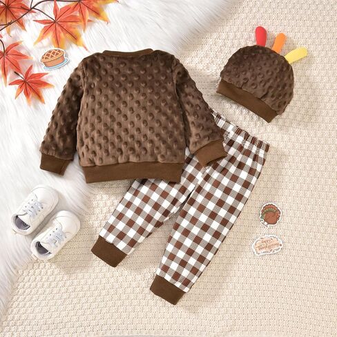HIHA Baby Toddler Boys Thanksgiving Clothes in Saudi Arabia
