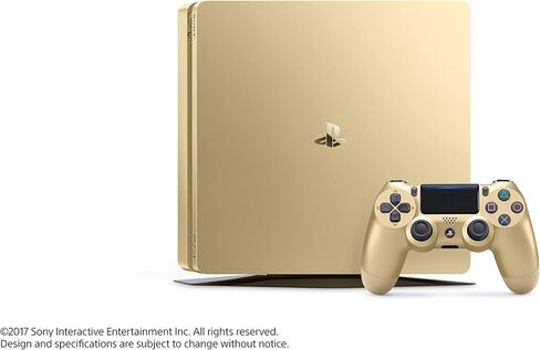 PlayStation 4 Slim 1TB Gold Console [Discontinued] [video game] (Renewed) in Saudi Arabia