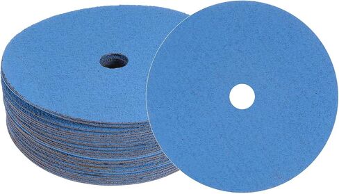 HARFINGTON 25PCS Zirconia Resin Fiber Grinding and Sanding Discs 7" x 7/8" Center Hole 50 Grit Fiber Abrasive Discs for Grinding Blending Polishing in Saudi Arabia