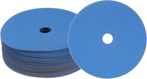 HARFINGTON 25PCS Zirconia Resin Fiber Grinding and Sanding Discs 7" x 7/8" Center Hole 50 Grit Fiber Abrasive Discs for Grinding Blending Polishing in Saudi Arabia