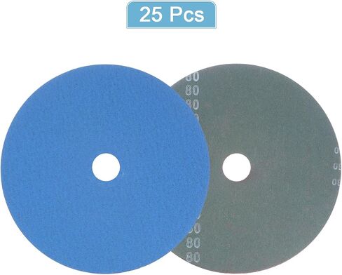 HARFINGTON 25PCS Zirconia Resin Fiber Grinding and Sanding Discs 7" x 7/8" Center Hole 50 Grit Fiber Abrasive Discs for Grinding Blending Polishing in Saudi Arabia