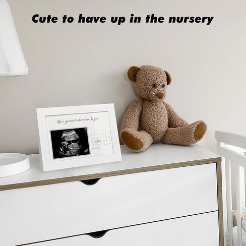 Pregnancy Announcement | Ultrasound Sonogram Picture Frame for Expecting Moms | Baby Reveal Keepsake | Ideal Baby Shower | Standard 4"x3" Frame for New Parents, Life's Greatest Adventure Begins, White in Saudi Arabia
