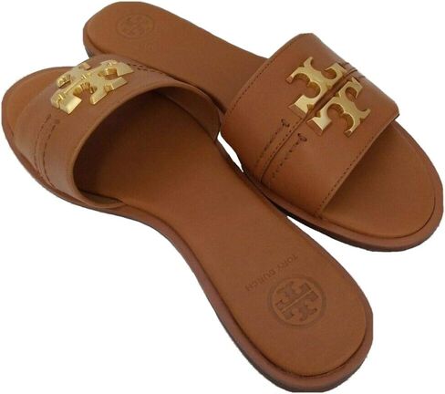 شبشب Tory Burch Everly للسيدات (أسمر - أسمر ضارب للصفرة، رقم_7) in Saudi Arabia