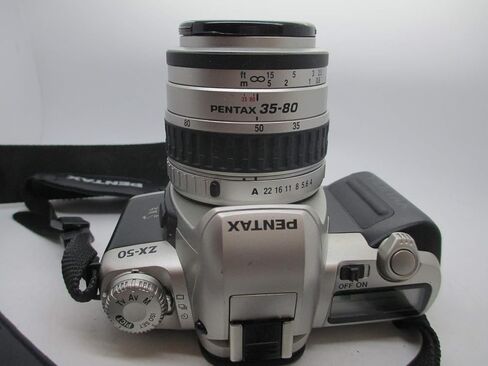 كاميرا Pentax ZX-50 مقاس 35 مم SLR مع عدسة تكبير AF وتركيب PK (متجددة) in Kuwait
