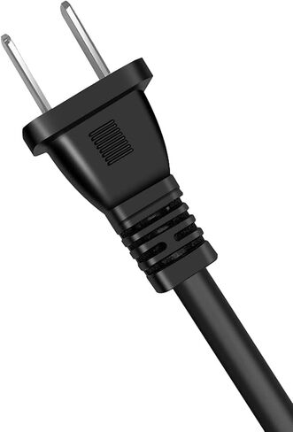 2 Pack AC Universal Power Cord,1ft Power Cable 2 Prong for Camera Battery Chargers,TV, Monitor, Projector, Printer,tv Power Cord Replacement,2 Slot Power Cord,Computer Charger Cable… in Saudi Arabia