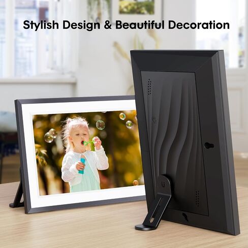 Raynic Digital Picture Frame, 15.6 Inches Digital Photo Frame with 1920x1080 IPS Touch Screen, Built-in 32GB Storage, Video Clips, Share Moments Instantly via Frameo App from Anywhere in Saudi Arabia