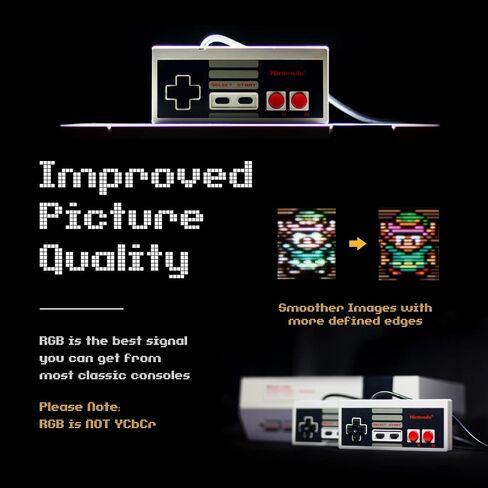 TNP Sega Dreamcast RGB/RGBs Adapter Cable Connector, Compatible to Connect Sega Dreamcast DC Game Consoles to RGB or RGBS Supported Monitors, with BNC Connectors in Saudi Arabia