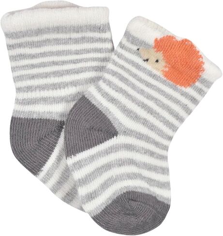 Gerber 6-Pack Baby Boys Hedgehog With Wiggle Proof Socks, 0-6 Months in Saudi Arabia