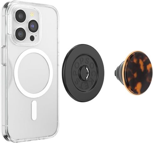 مقبض هاتف PopSockets متوافق مع MagSafe، حامل الهاتف، متوافق مع الشحن اللاسلكي - Zed in Saudi Arabia