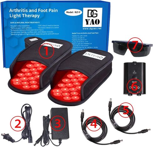 Red Light Therapy Devices Near Infrared LED Pad 880 NM Foot Pain Relief Slipper for Feet Toes Instep in Kuwait