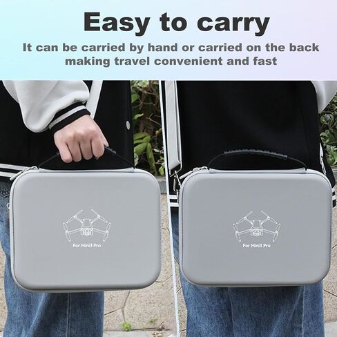 O'woda Carrying Case for DJI Mini 3 / Mini 3 Pro, Drone Travel Case Protable Storage Bag with Adjustable Shoulder Strap Compatible with DJI Mini 3 / Mini 3 Pro Accessories in Saudi Arabia