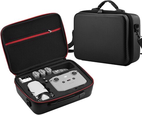 حقيبة حمل O'woda لـ DJI Mini 3 / Mini 3 Pro، حقيبة سفر بدون طيار حقيبة تخزين محمولة مع حزام كتف قابل للتعديل متوافق مع ملحقات DJI Mini 3 / Mini 3 Pro in Kuwait