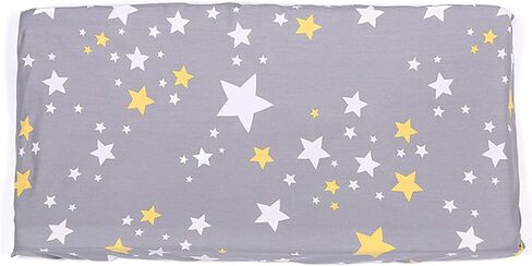 Changing Pad Cover, Stretchy Changing Table Pad Cover,100% Jersey Cotton Unisex Cradle Sheets for Baby Girl and Baby Boy, Star Pattern (grey1) in Saudi Arabia