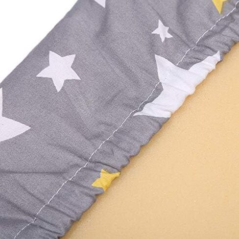 Changing Pad Cover, Stretchy Changing Table Pad Cover,100% Jersey Cotton Unisex Cradle Sheets for Baby Girl and Baby Boy, Star Pattern (grey1) in Saudi Arabia