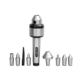 HHIP 3900-5022 7 Piece Multi-Shape Live Center Set, MT4 Morse Taper, 1200 lb. Thrust Load