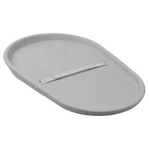 Squishy Changing Mat - Baby Changing Diaper Pad, Wipeable Easy-to-Clean Nappy Station, Warm-to-Touch Surface, Non-Slip Base, No Covers Needed - Grey