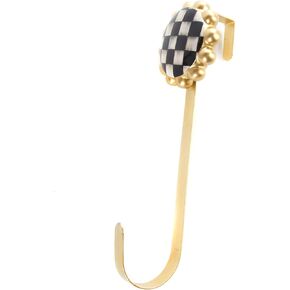 MACKENZIE-CHILDS Sterling Check Wreath Hanger