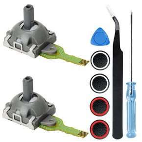 Sedicoca 2 Pack Joystick Replacement for ROG Ally, Replacement Joystick Compatible with ASUS ROG Ally Compatible with GPD WIN3 Handheld, Analog Stick Transducer Drift Repair Kit