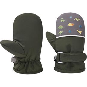 Fleece Lined Mittens for Baby Boys Girls,Infant Baby Toddler Little Kids Winter Gloves Mittens for Children