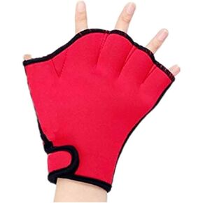 Webbed Power Swimming Gloves Webbed Gloves Aquatic Fitness Training Aqua Fit for Men, Women, Scuba Diving, Snorkeling, Spearfishing, Surfing in Cold Water