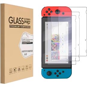 Screen Protector for nintendo switch Tempered Glass Film Anti Scratch,Bubble Free,High Definition（3 PCS）