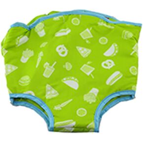 قطعة بديلة لجهاز Fisher-Price 2-in-1 Servin' Up Fun Jumperoo HBX70 - وسادة/وسادة مقعد بديلة، باللون الأخضر مع طباعة طعام in Saudi Arabia