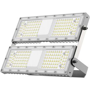 Flood Light 200W, Outdoor Lights with Dusk to Dawn Sensor, 330° Lighting Angle IP65 Waterproof 5000K Security Lights for Garage Yard
