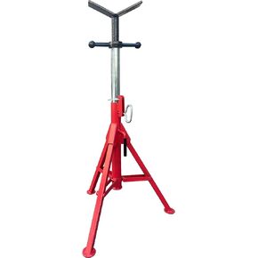Pipe Stand 2500 LBS Capacity V Head Adjustable Height Fold