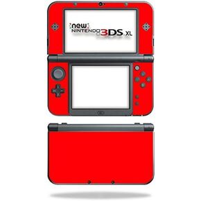MightySkins Skin Compatible with Nintendo New 3DS XL (2015) - Solid Red | Protective, Durable, and Unique Vinyl Decal wrap Cover | Easy to Apply, Remove, and Change Styles | Made in The USA