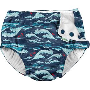 I PLAY. BY GREEN SPROUTS Baby-Boys Snap Reusable Absorbent Swimsuit Diaper