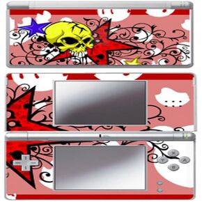 Mightyskins Protective Vinyl Skin Decal Cover Sticker Compatible with Nintendo DS Lite - Star and Skull